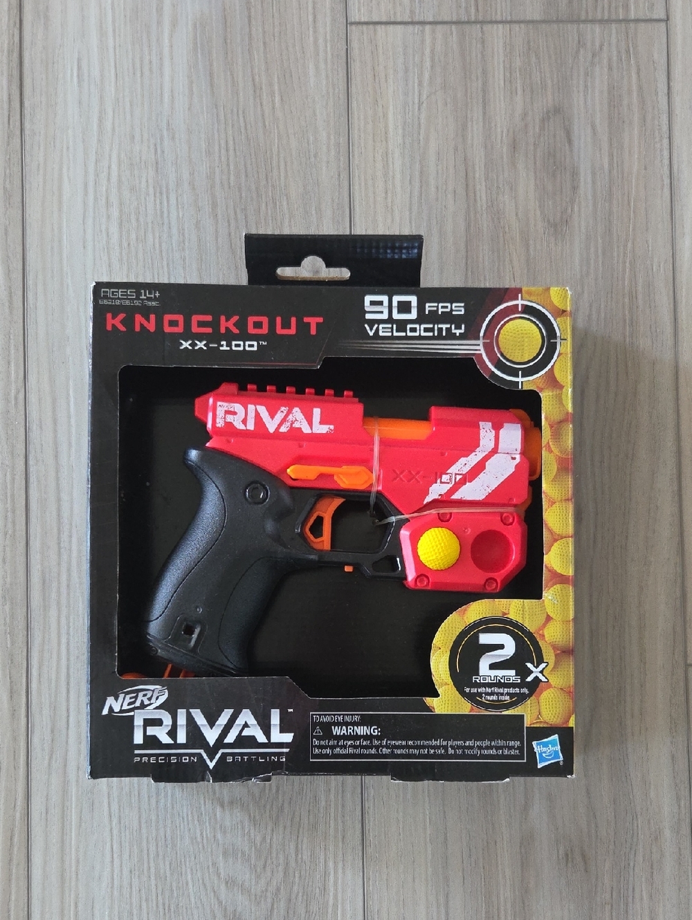 Nerf Rival Knockout XX-100 Team Red Blaster New In Box 90 FPS 14 years plus